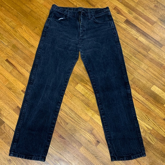 Rustler Men Black Denim Jeans - Picture 1 of 4